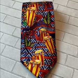 Carlos Santana Silk Primavera Silk Tie